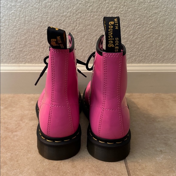 New Dr. Martens 1470 Leather Lace Up Boots - Picture 8 of 10